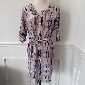 TUCKER NYC tunic blouse/mini dress, size M ~ pre-owned!